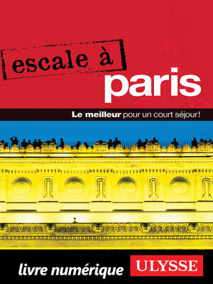 cover image of Escale à Paris